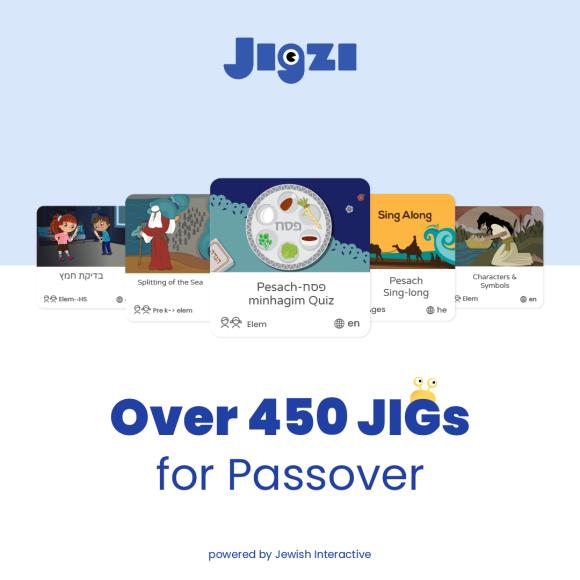 Jigzi Passover Games & Resources The Jewish Educator Portal